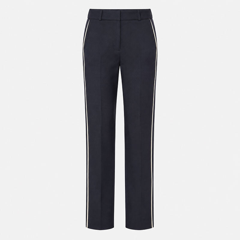 Ariadna Pantalón Recto con Ribete Lateral