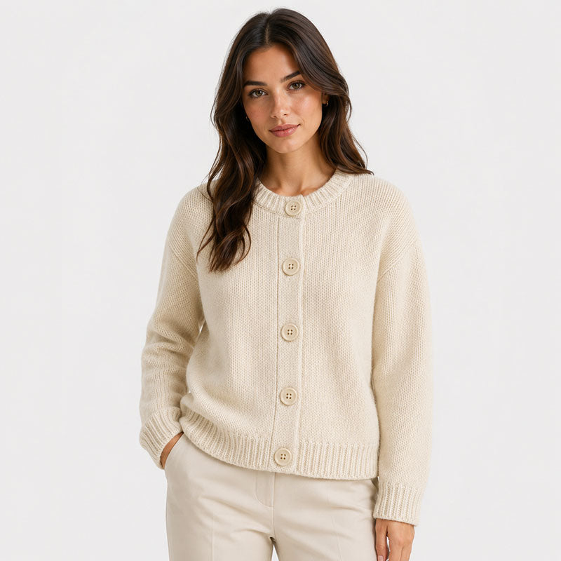 Berta Chaqueta de Punto con Botones Grandes